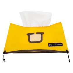 ALSANIDI, Tent-Shaped Tissue Box, Yellow, Size 19*29 Cm