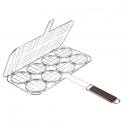 ALSANIDI, Stainless steel grill, Grill grates, Silver, Size 22*33 Cm