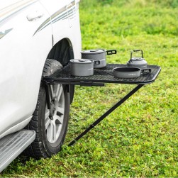 ALSANIDI, Car Frame Camping Table, Black, Size 58*108 Cm