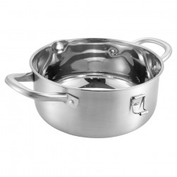 ALSANIDI, Japanese pan, Silver, capacity 2.6 L Size 30.5*21.5*12.5 Cm