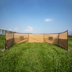 ALSANIDI, Outdoor windbreak for trips, Al-Mashab windbreak, Kaki, Size 8*1.25Metre