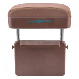 ALSANIDI, Car ArmRest Organizer and Holder, Side Car Seat Organize, Brown, Size 9*24 Cm