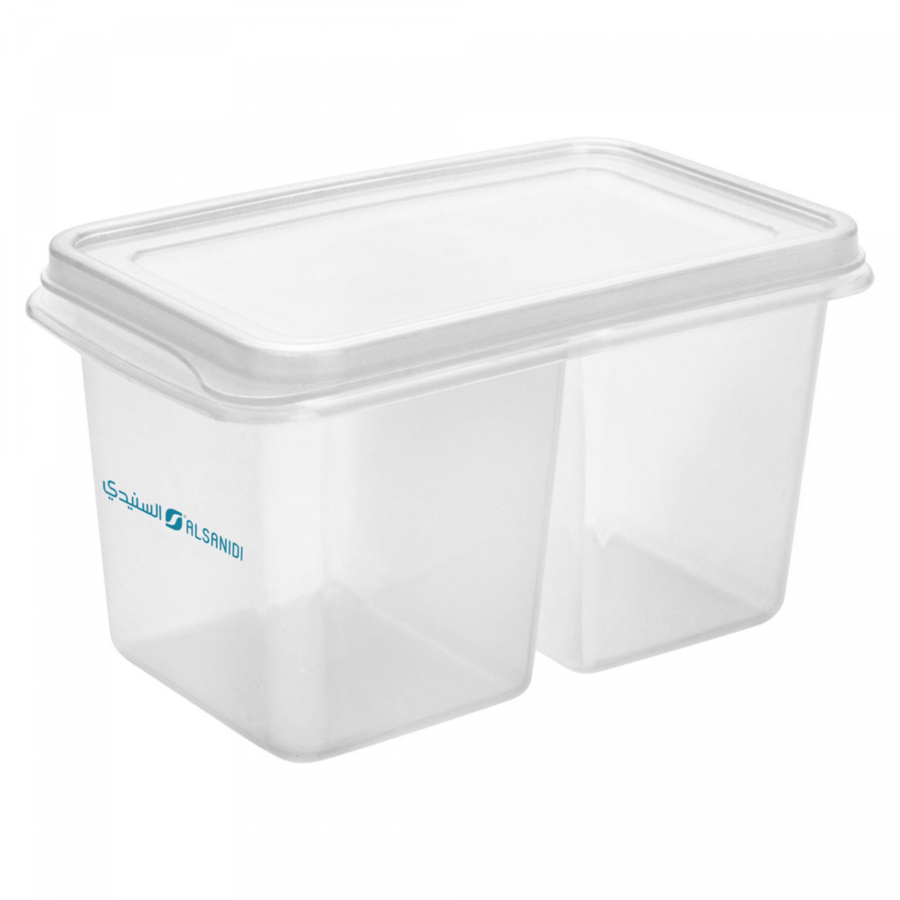 السنيدي، صندوق تخزين أطعمة، درج تنظيم وتخزين للثلاجة والفريزر، شفاف، مقاس 7*12*6.5 سم