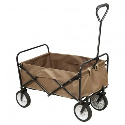 ALSANIDI, Garden Cart and Wheelbarrow, Foldable Utility Cart, Multicolored , Size 85*52*63 Cm