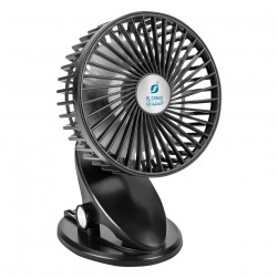 ALSANIDI, Portable Air Fan, Small Fan, Black, Size12*11.5*17Cm