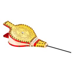 ALSANIDI, Heritage fire blower, Gold, Size56*22*3Cm