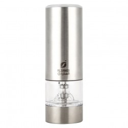 ALSANIDI, electric coffee grinder, Small Coffee grinder for trips, Silver, Size 5.5*5.5*22 Cm