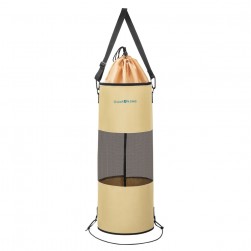 ALSANIDI, Foldable Waste Basket, Waste Paper Container, Beige, Size 25.5*86 Cm