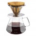 دي بي تي، اناء تقديم القهوة المقطرة، سيرفر، شفاف، سعة 400 مل مقاس 13*8*10.5 سم
