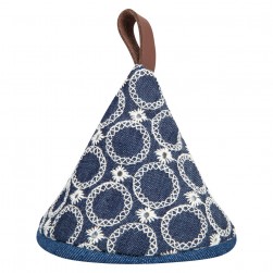 ALSANIDI, Hot pot holder, Blue Dark, Size 9*10Cm