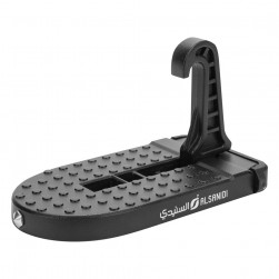 ALSANIDI, ِِِِAluminum Car Door Pedal, Black, Size160*80*30Cm