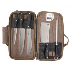 ALSANIDI, Knives bag Set, Knives case, Oud, Size 37*20*2.5Cm