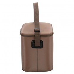 ALSANIDI, Heat and cold insulated keeping bag for food and drinks, Food bag for Trips, Coffee Brown, Size 36*25*30Cm