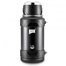 DPT, Hot and cold Stainless steel Thermos for tea and coffee, Tea and coffee Thermos for trips, Black, capacity 1.5 L