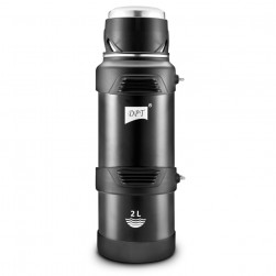 DPT, Hot and cold Stainless steel Thermos for tea and coffee, Tea and coffee Thermos for trips, Black, capacity 2 L