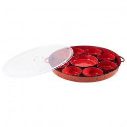 ALSANIDI, Breakfast serving trays, Breakfast tray, Red, Size 52*5.8 Cm