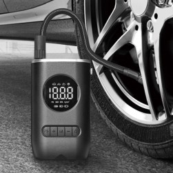 DPT, Tire Air Pump, Car Air Inflator, Black, Size8.5*4.5*13.5Cm