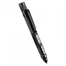 السنيدي، قلم تكتيكي متعدد الوظائف، اسود، طول 18.5 سم