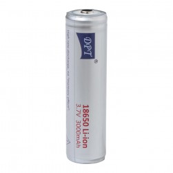 DPT, Rechargeable Flashlight Battery with a Capacity of 3.7 Volts, Multicolored , capacity 3000 ml Ampere