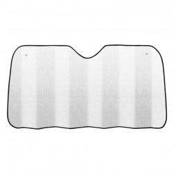 ALSANIDI, Sunshade for the Car's Front Windshield, Car Sunshade, Silver, Size 70*145 Cm