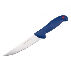 ALSANIDI, Butcher knife Stainless steel, Kitchen knife, Blue, Size 14 Cm