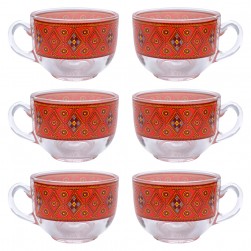 ALSANIDI, Najdi cup, Tea and coffee cup, Red, capacity 140 ml