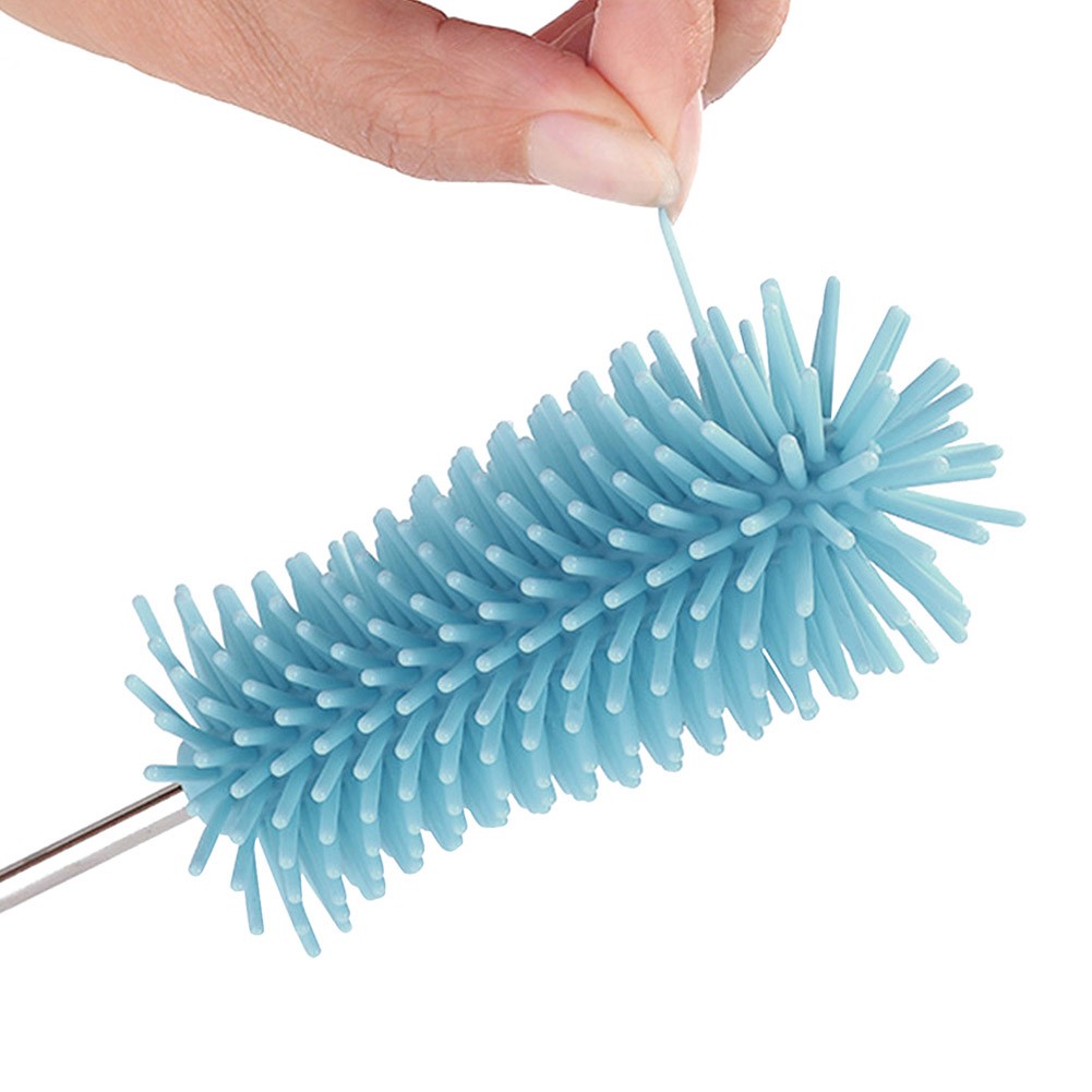 ALSANIDI, Bottle and Cup Cleaning Brush, Long Bottle Brush Cleaner, Blue, Size 37*4.5*1.8 Cm