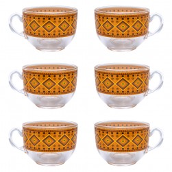 ALSANIDI, Najdi cup, Tea and coffee cup, Yellow, capacity 140 ml