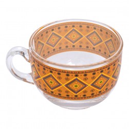 ALSANIDI, Najdi cup, Tea and coffee cup, Yellow, capacity 140 ml