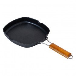 ALSANIDI, Cooking pan, Frying pan , Black, Size 26*36 Cm