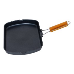 ALSANIDI, Cooking pan, Frying pan , Black, Size 28 Cm