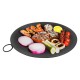 ALSANIDI, Grill pan, Burger Grill Saj, Black, Size 35 Cm