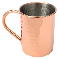 ALSANIDI, Habb Al-Romman Stainless steel coffee and tea cup, Coffee cup for trips and travel, Coppery, capacity 400 ml