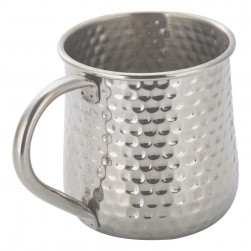 ALSANIDI, Habb Al-Romman Stainless steel coffee and tea cup, Coffee cup for trips and travel, Silver, capacity 500 ml