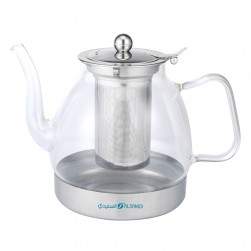 ALSANIDI, Glass teapot, Teapot, Transparent , capacity 1000 ml