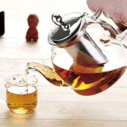 ALSANIDI, Glass teapot, Teapot, Transparent , capacity 1000 ml