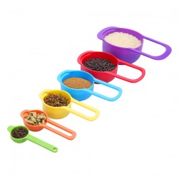 ALSANIDI, Food measuring spoon, Multicolored , Set 6 pcs