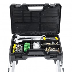 DPT, Toolbox with a ladder, Silver*Black, Size49.4*53.4Cm