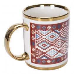 ALSANIDI, Traditional ceramic tea and coffee cup, Coffee cup for trips and travel, Agate , capacity 330 ml