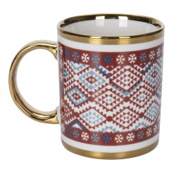 ALSANIDI, Traditional ceramic tea and coffee cup, Coffee cup for trips and travel, Agate , capacity 330 ml