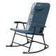 ALSANIDI, Rocking chair for travel and camping, Trips Chair, Cadet Blue, Size 68*89*103 Cm