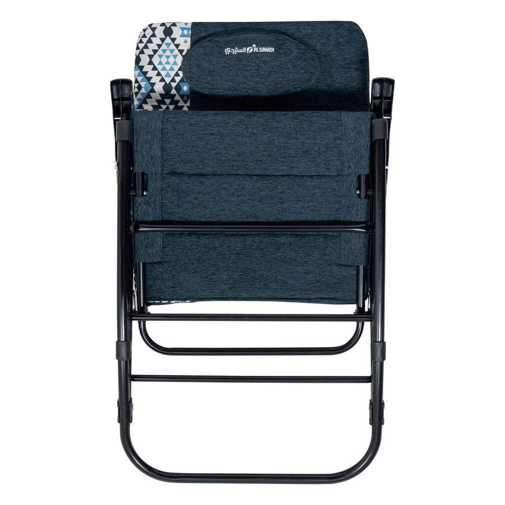 ALSANIDI, Rocking chair for travel and camping, Trips Chair, Cadet Blue, Size 68*89*103 Cm