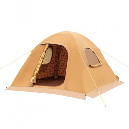 السنيدي، خيمة رحلات هوائية قماش قطني، خيمة نفخ بالهواء، رملي، مقاس 200*200*150 سم