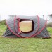 السنيدي، خيمة المبيت تلقائية قطن، خيمة رحلات، رصاصي، مقاس 250*150*115 سم