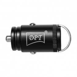 DPT, Car charger, Fast charger, Black, capacity 30 Watt