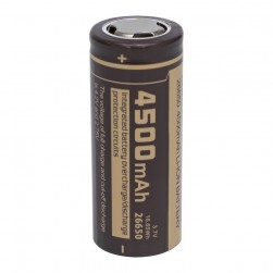 DPT, Rechargeable Flashlight Battery with a Capacity of 4500 milliampere-hour, Brown, capacity 4500 ml Ampere