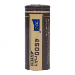 DPT, Rechargeable Flashlight Battery with a Capacity of 4500 milliampere-hour, Brown, capacity 4500 ml Ampere