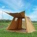 السنيدي، خيمة رحلات هوائية قماش قطني، خيمة نفخ بالهواء، رملي، مقاس290*290*220 سم
