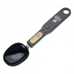 ALSANIDI, Measuring Spoon Set, Standard Measuring Spoon, Black, Size23*5.8*2 Cm