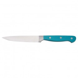 ALSANIDI, Butcher Stainless steel knife, Kitchen knife, Turquoise, Size 4.5 inch